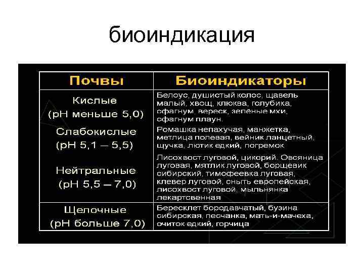 биоиндикация 