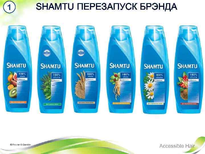 1 © Procter & Gamble SHAMTU ПЕРЕЗАПУСК БРЭНДА Accessible Hair 