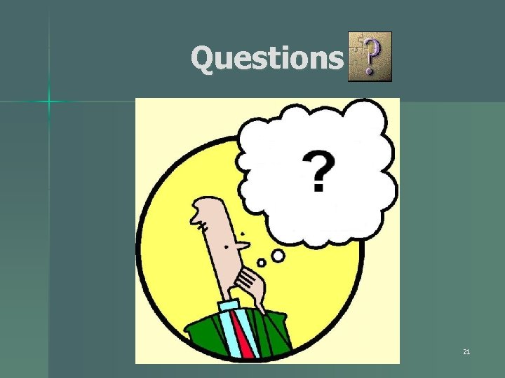 Questions 21 