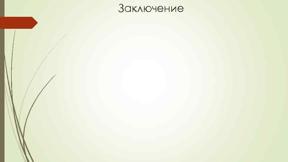 Заключение 