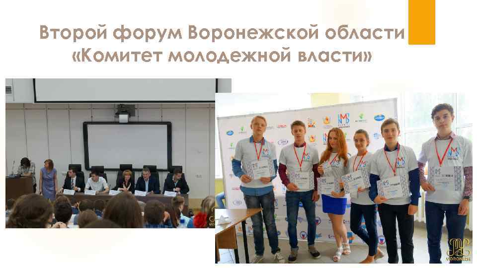 Второй форум Воронежской области «Комитет молодежной власти» 