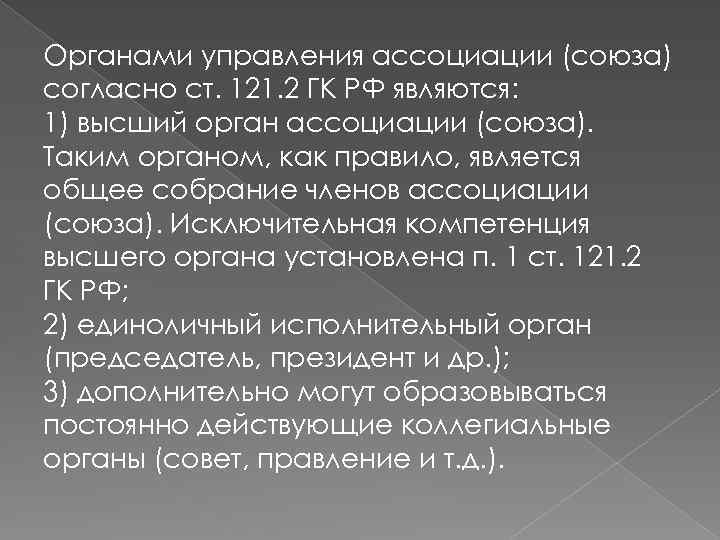 Объединения ассоциации союзы. Высший орган управления ассоциации Союза. Органы управления ассоциаций и союзов. Органы управления ассоциации. Ассоциации и Союзы презентация.