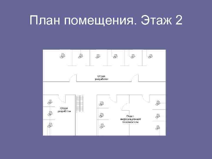 План помещения. Этаж 2 