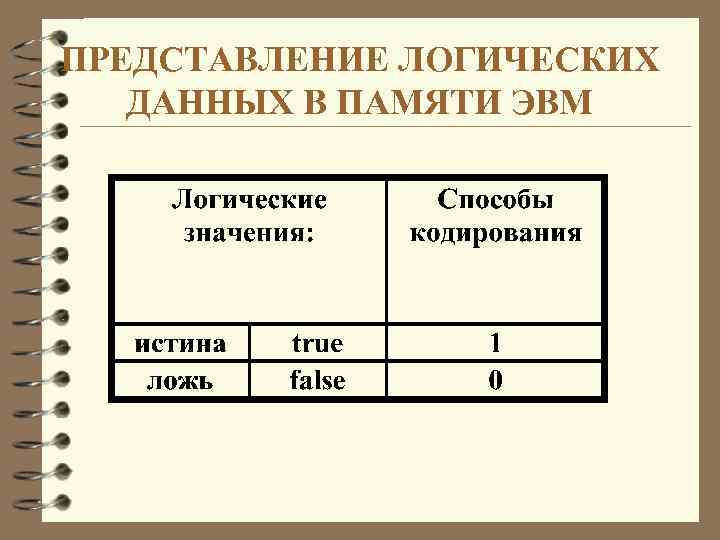 Представление данного. Логическое представление данных. Логические данные это. Представление данных в ЭВМ. Представление информации в памяти ЭВМ.