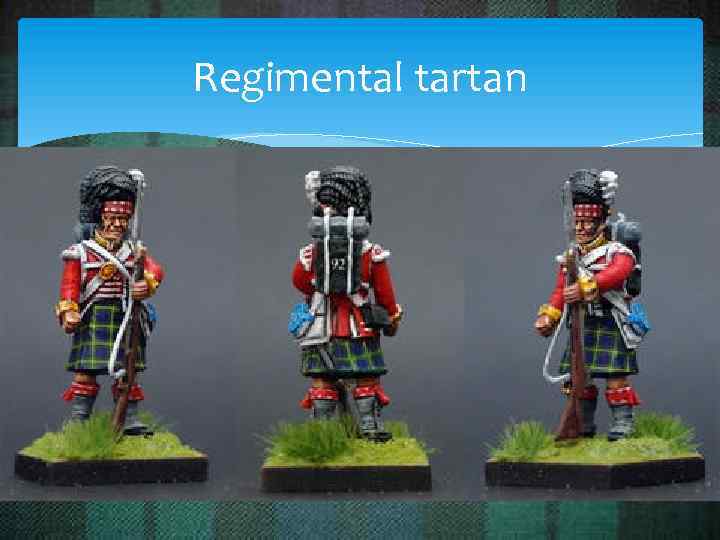 Regimental tartan 
