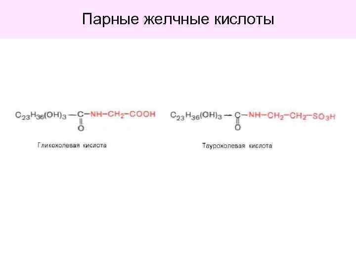 Парные желчные кислоты 