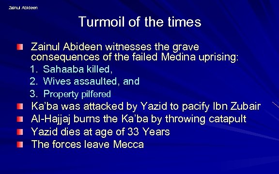 Zainul Abideen Turmoil of the times Zainul Abideen witnesses the grave consequences of the