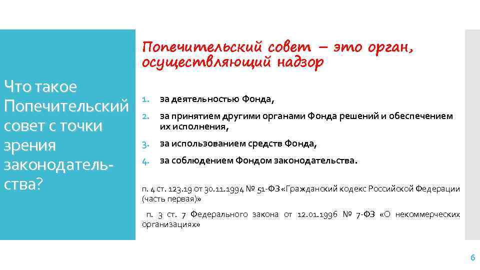 Попечительский совет – это орган, осуществляющий надзор Что такое Попечительский совет с точки зрения