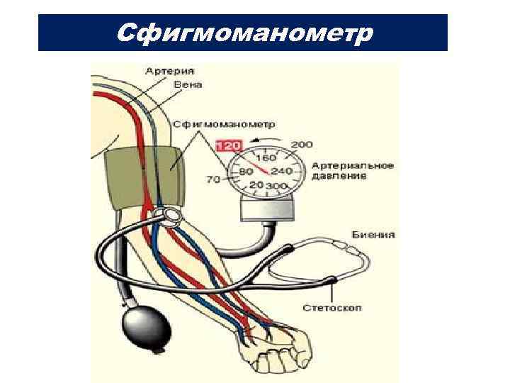 Тонометр рисунок с подписями