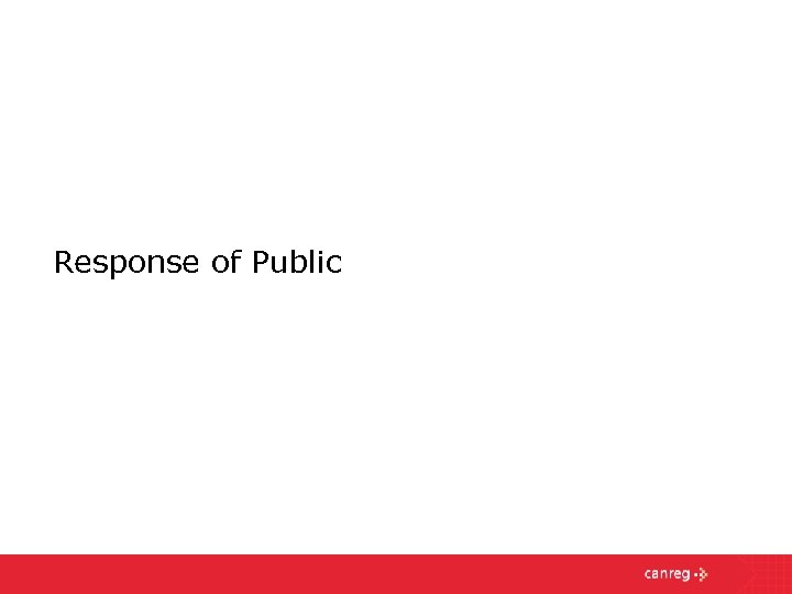 Response of Public 