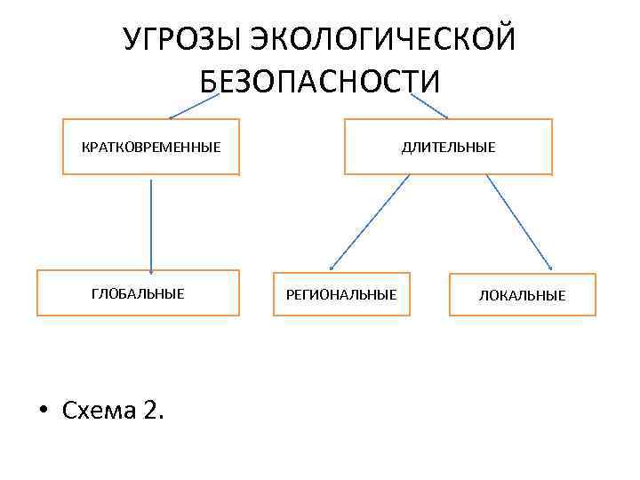 Экологическая безопасность схема