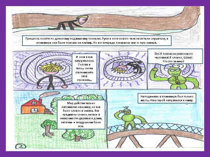 Пришлось ползти по длинному подземному тоннелю. Руки и ноги нового тела не хотели слушаться,