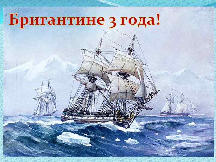Бригантине 3 года! 