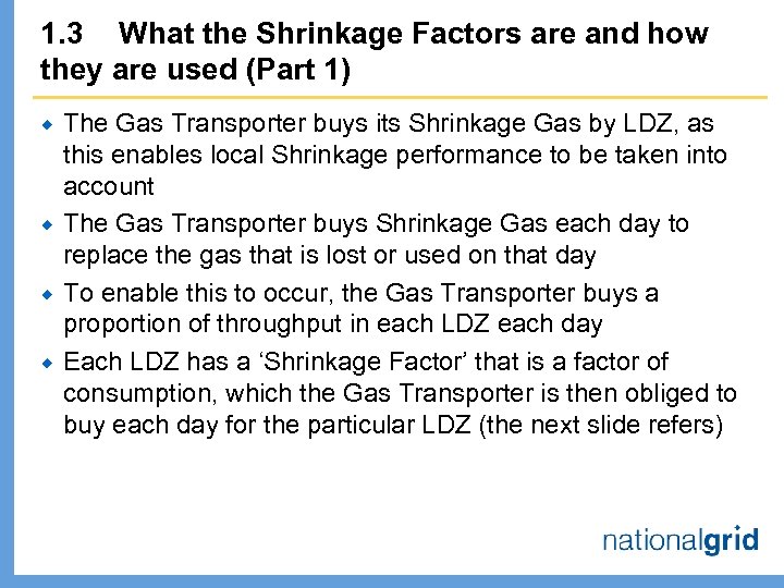 1. 3 What the Shrinkage Factors are and how they are used (Part 1)