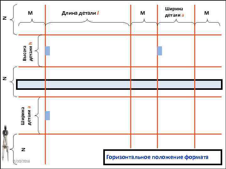 Длина детали l М Ширина детали a М N Ширина детали a N Высота