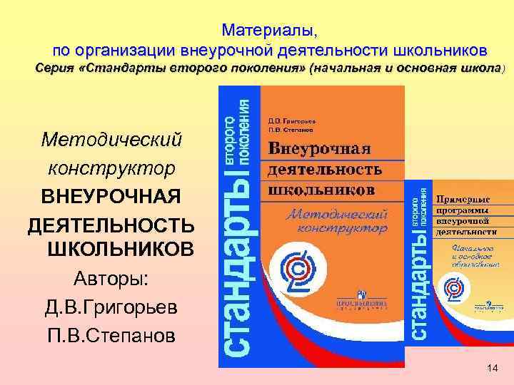Материалы, по организации внеурочной деятельности школьников Серия «Стандарты второго поколения» (начальная и основная школа)