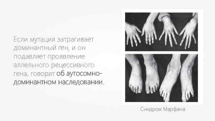 Если мутация затрагивает доминантный ген, и он подавляет проявление аллельного рецессивного гена, говорят об