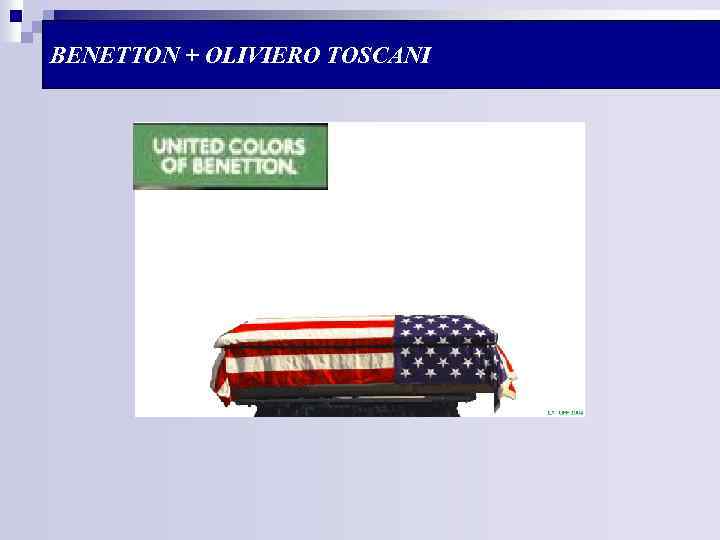 BENETTON + OLIVIERO TOSCANI 