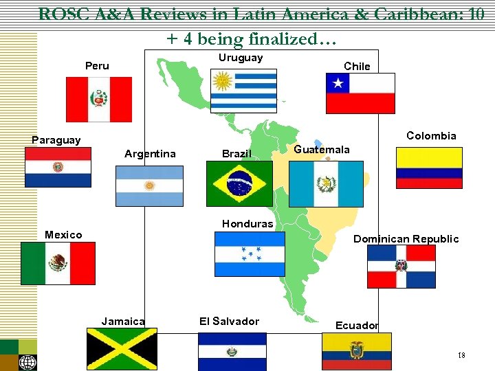 ROSC A&A Reviews in Latin America & Caribbean: 10 + 4 being finalized… Uruguay