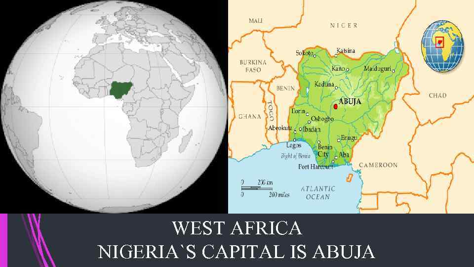 WEST AFRICA NIGERIA`S CAPITAL IS ABUJA 