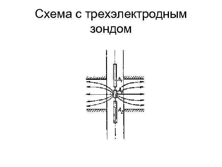 Схема с трехэлектродным зондом 