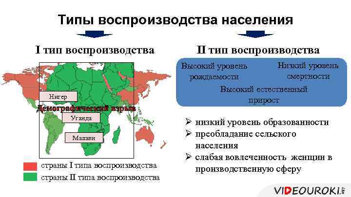 Схема воспроизводства населения