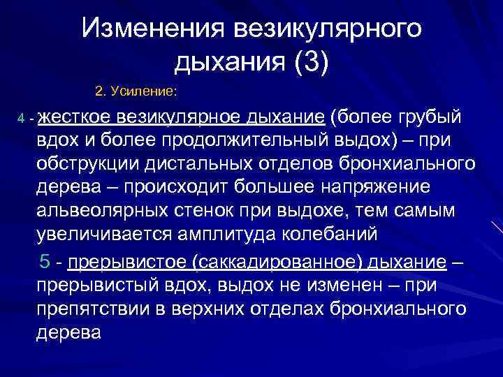 3 везикулярное дыхание