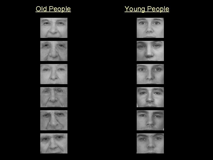 Old People Young People 