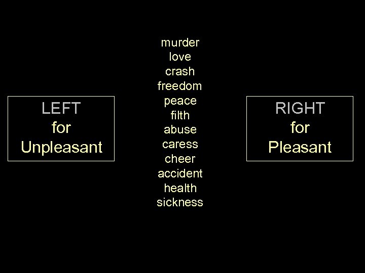 LEFT for Unpleasant murder love crash freedom peace filth abuse caress cheer accident health