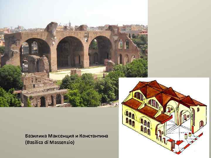 Базилика Максенция и Константина (Basilica di Massenzio) 
