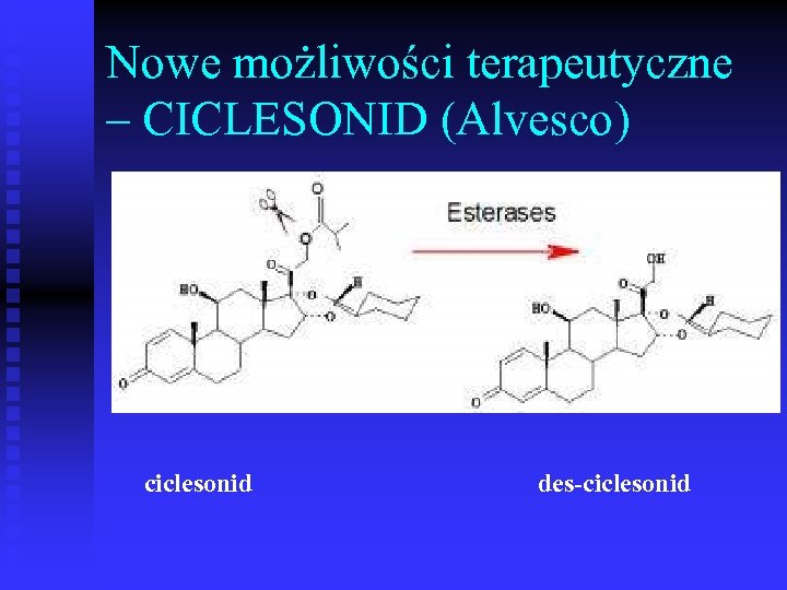 Nowe możliwości terapeutyczne – CICLESONID (Alvesco) ciclesonid des-ciclesonid 