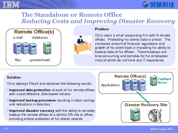 SYSAGE Computing Business Unit ® The Standalone or Remote Office Reducing Costs and Improving