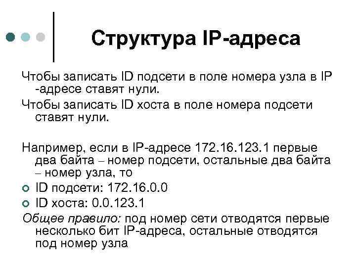 План ip адресов