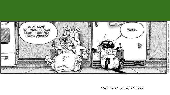 “Get Fuzzy” by Darby Conley 