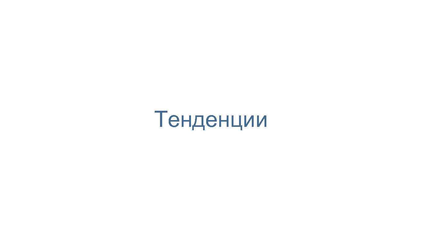 Тенденции 