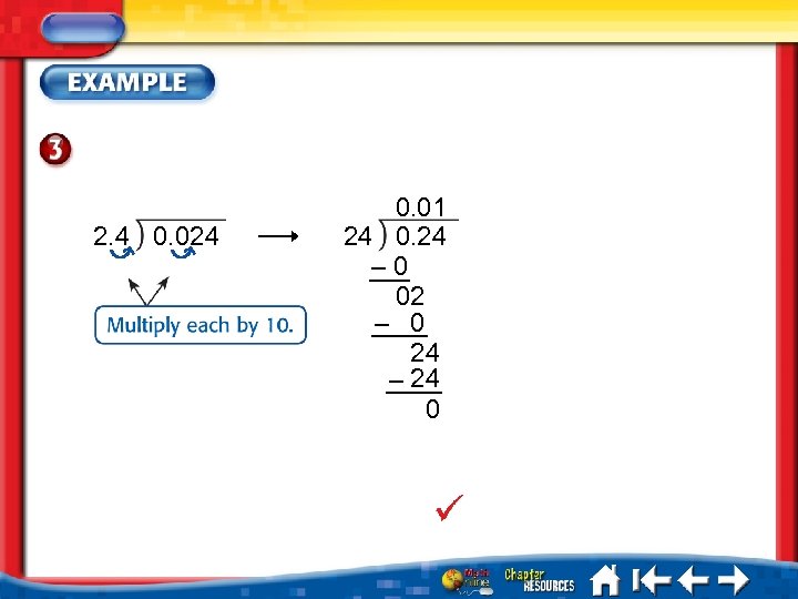 2. 4 0. 024 0. 01 24 0. 24 – 0 02 – 0