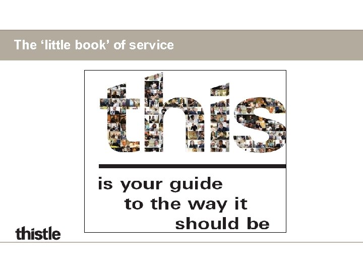 The ‘little book’ of service 