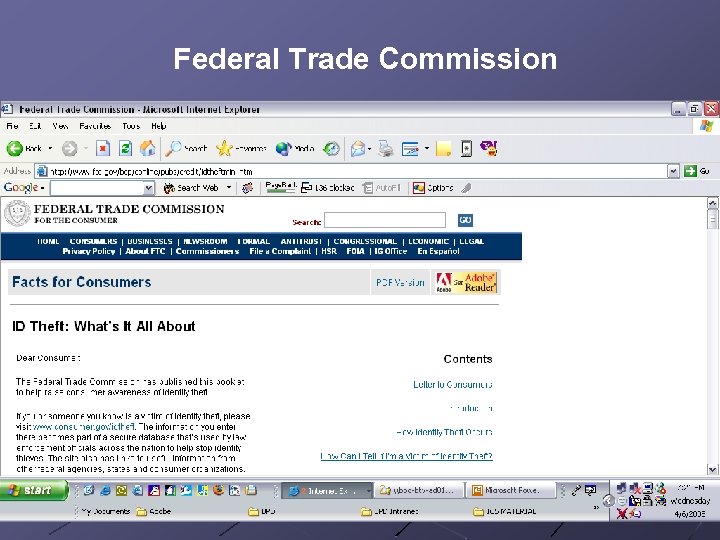 Federal Trade Commission 