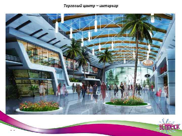 Торговый центр – интерьер 