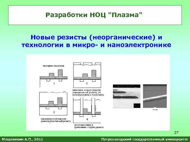 Разработки НОЦ 