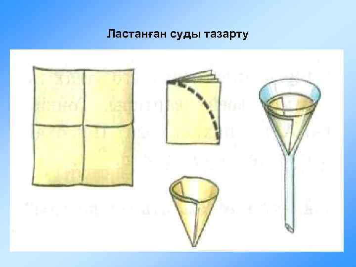 Ластанған суды тазарту 