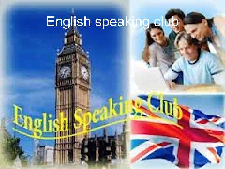 English speaking club 