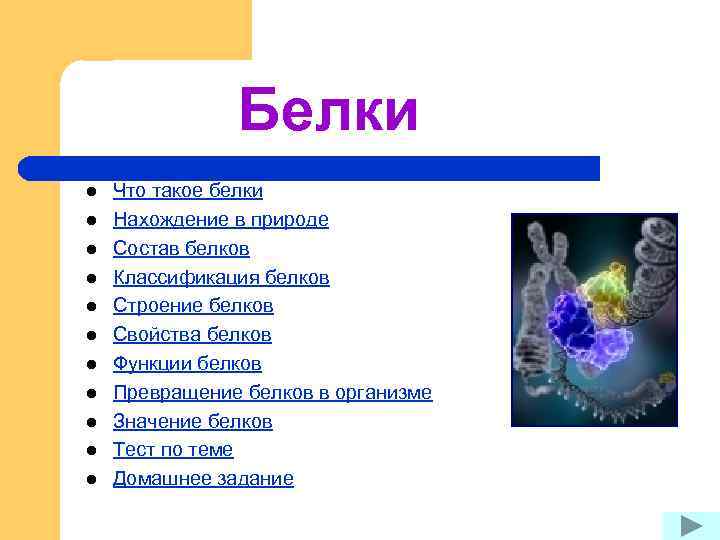 Белки l l l Что такое белки Нахождение в природе Состав белков Классификация белков