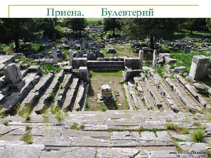 Приена. Булевтерий 