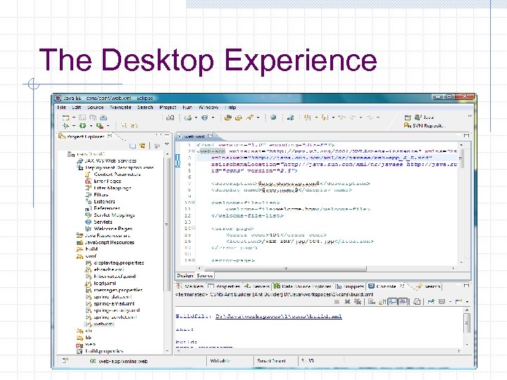 The Desktop Experience 