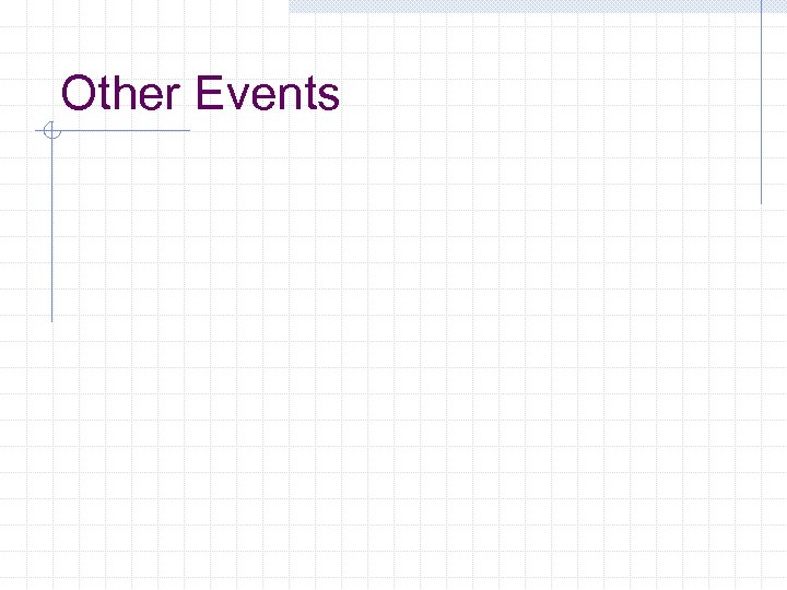 Other Events 