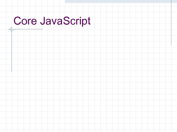 Core Java. Script 