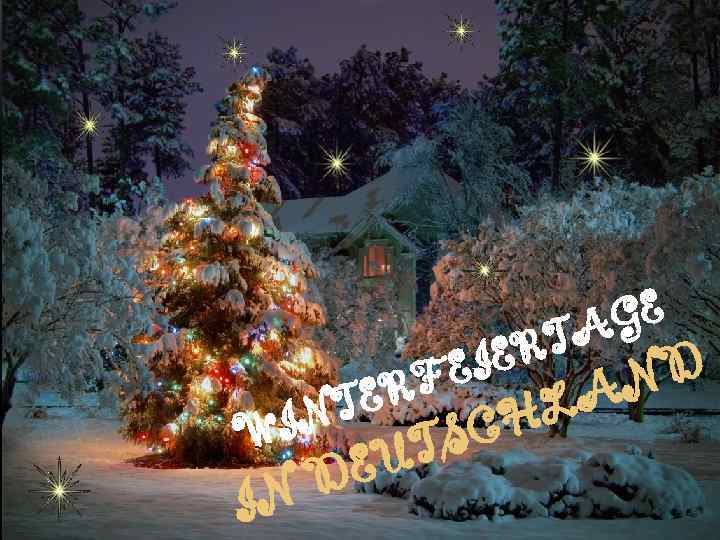 WI IN ER NT EU D IER FE CH TS GE TA ND LA