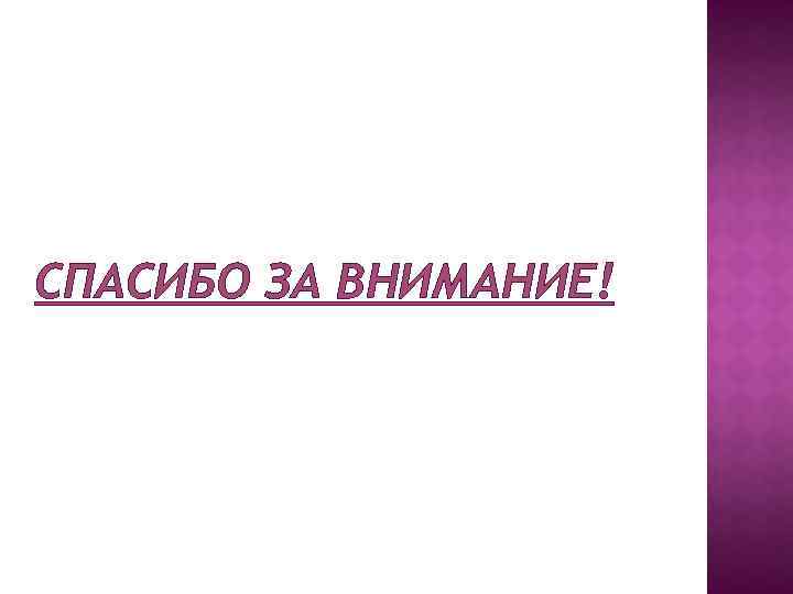 СПАСИБО ЗА ВНИМАНИЕ! 