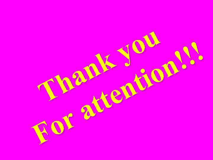 u ! o ! y k on! n ti a n h e T